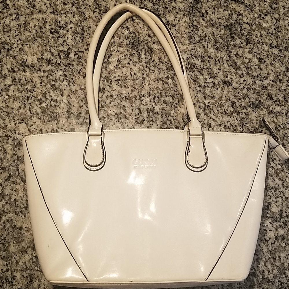 White Gucci handbag